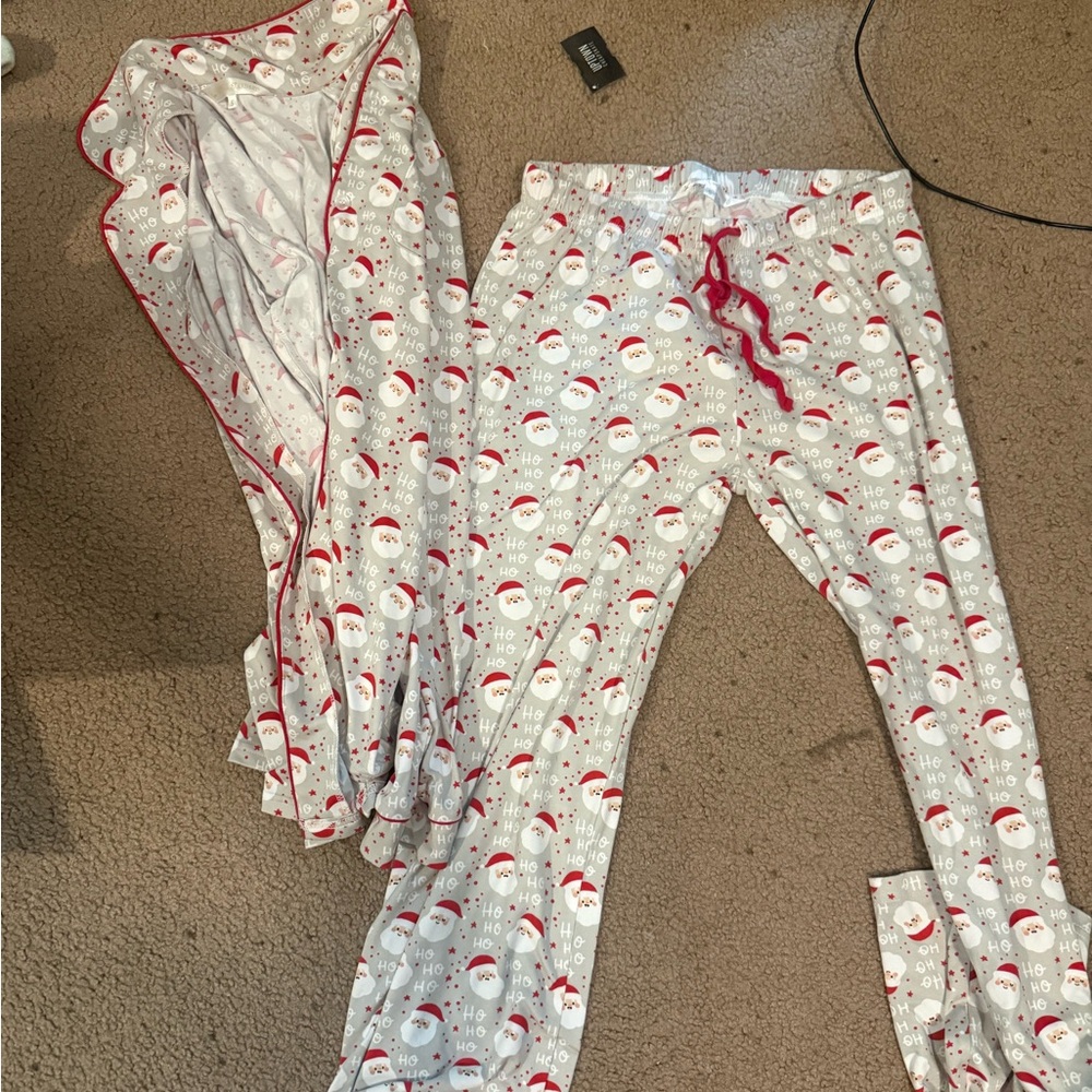 Festive Santa Pajama Set